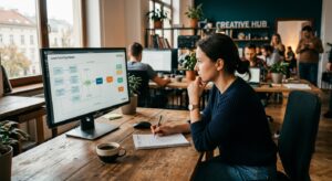 Lead scoring B2B – panel punktacji leadów w biurze marketingu