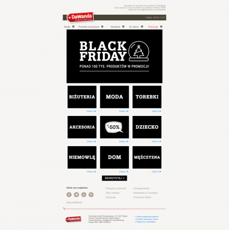 Czarny Piątek (Black Friday) - e-mail marketing