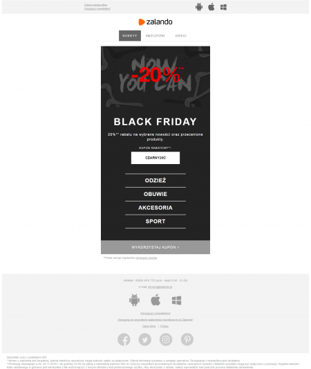 Czarny Piątek (Black Friday) - e-mail marketing