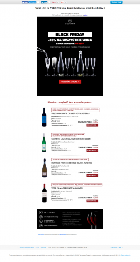 Czarny Piątek (Black Friday) - e-mail marketing