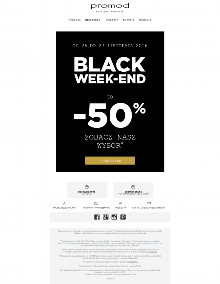 Czarny Piątek (Black Friday) - e-mail marketing