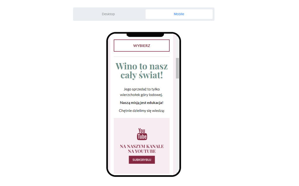 Szablon do newslettera